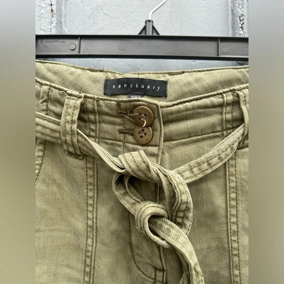 Sanctuary Cargo tie front pants, size  27 - Picture 5 of 11